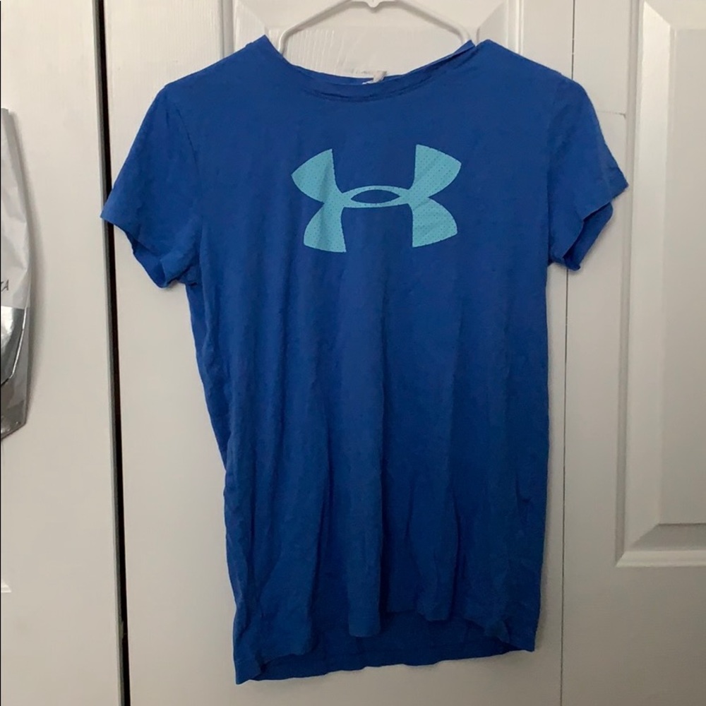 Blue Under Armour Short Sleeve